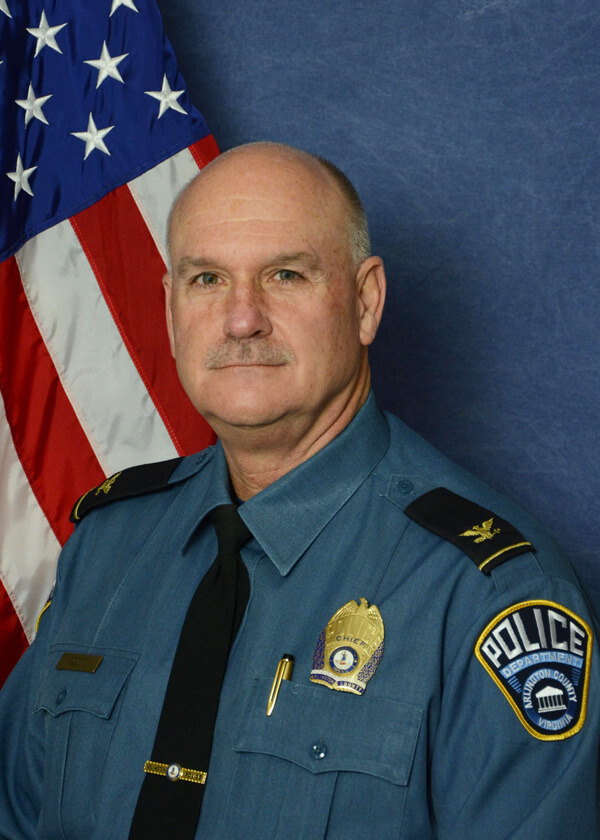 Photo of Doug Scott While He Served as Chief of Police for Arlington Police Department