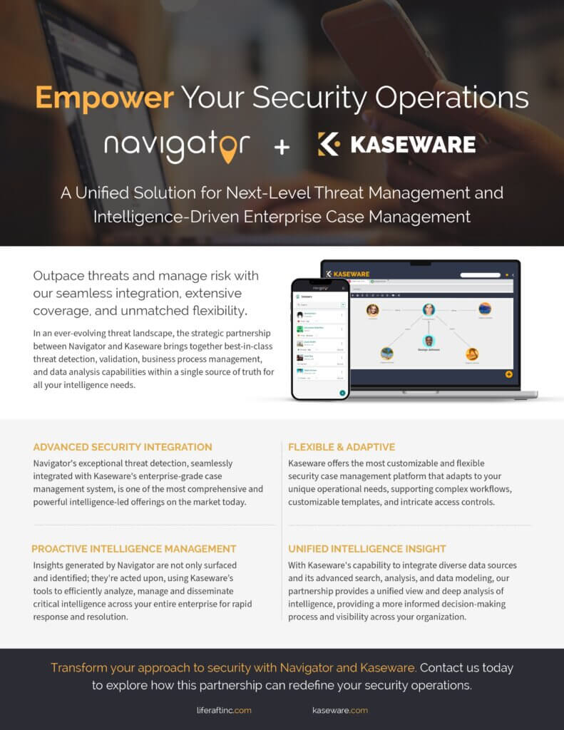 Empower Your Security Operations with Navigator + Kaseware