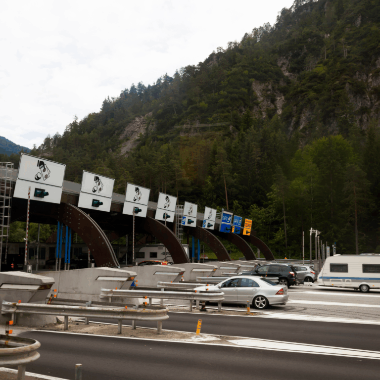 Image of border security and customs checkpoint