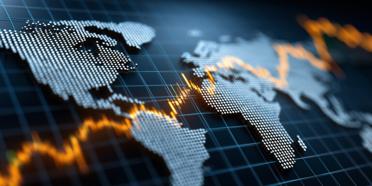  Global conflict portrayed on map